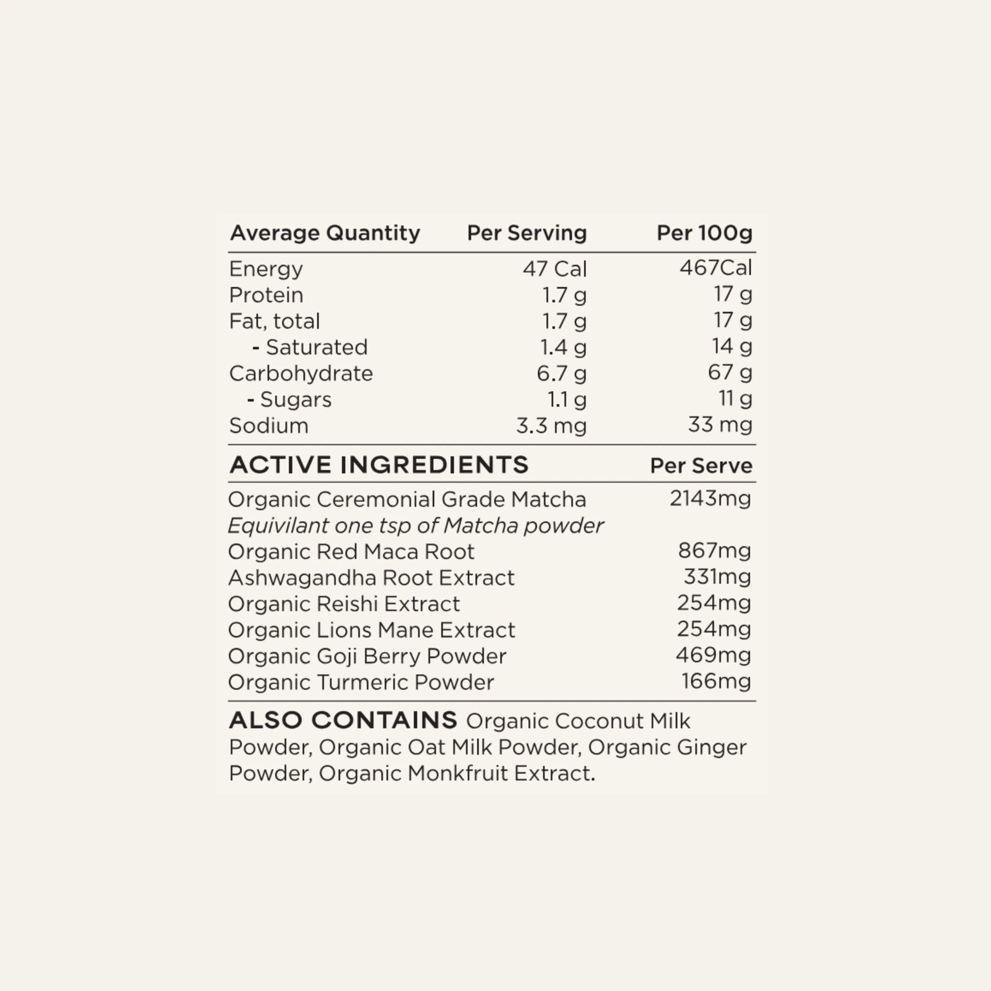 High Vibe Matcha — Sachets